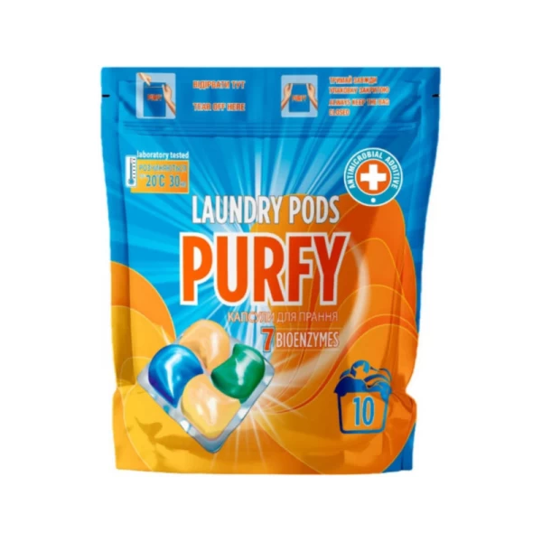 Purfy detergent capsule 10 buc - image 1