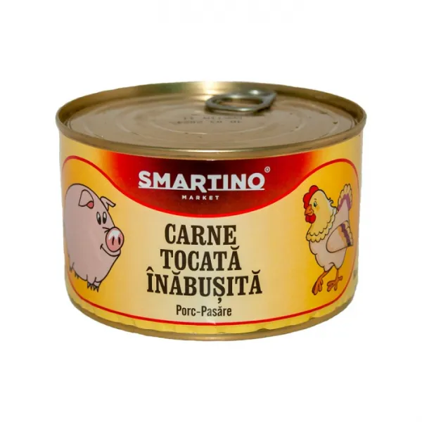 Smartino Carne tocata inabusita de porc 400 gr - image 1