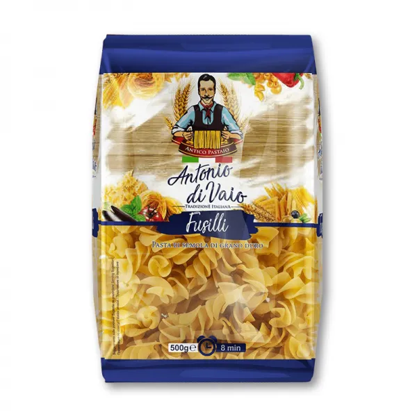 Паста Antonio di Vaio Fusilli из пшеничной муки 500 г - image 2