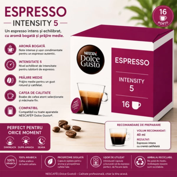Nescafe Dolce Gusto Cafea capsule Espresso 16 capsule 88 g - image 2