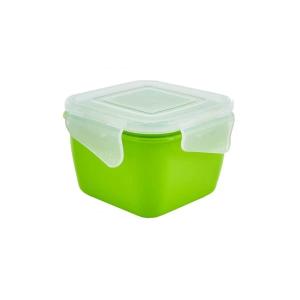 Aleana Container universal Fiesta, patrat, 1.5 l, 18x18x11 cm, verde - image 1