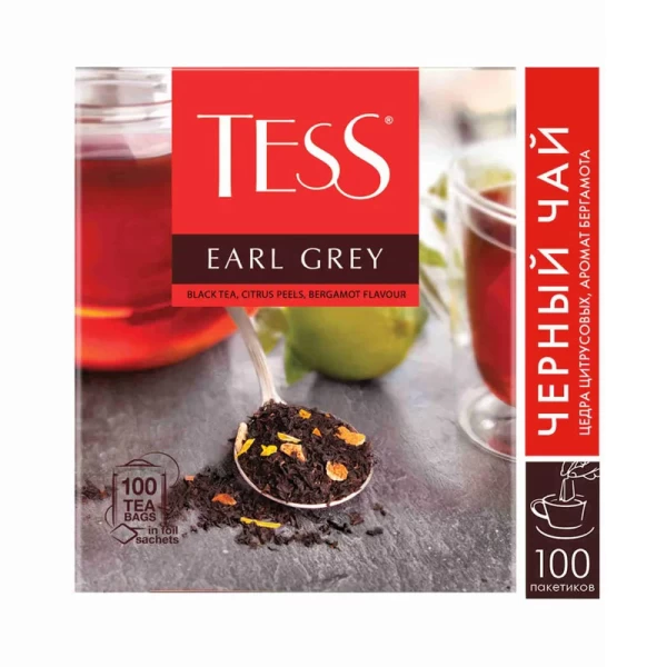 Tess Ceai negru cu bergamot Earl Grey 100 buc - image 2