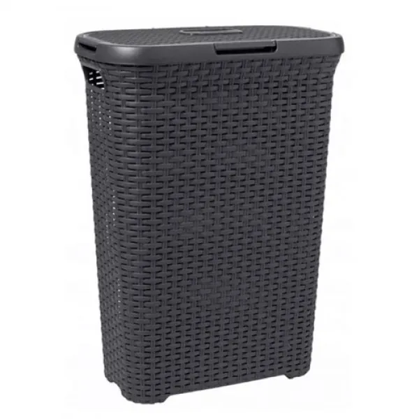 Cos pentru rufe NATURAL STYLE 40 L Grafit - image 1