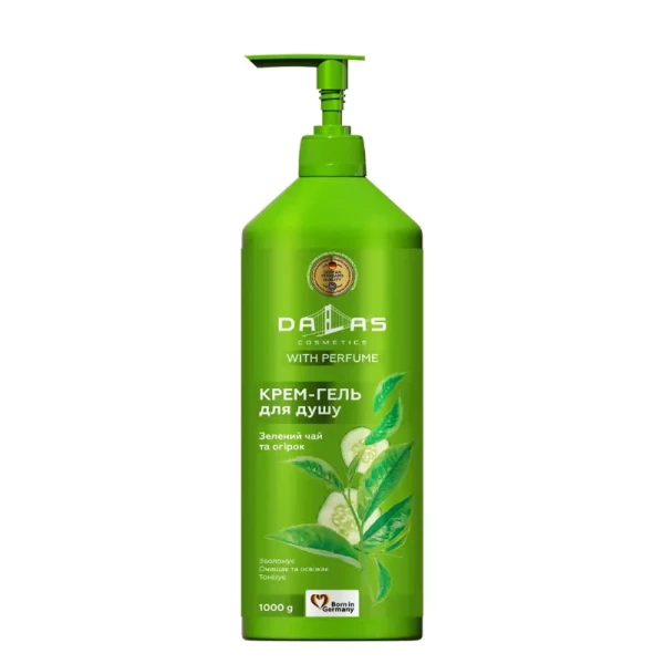 Dalas Crem-gel de dus 1000ml Ceai verde si castravete - image 1