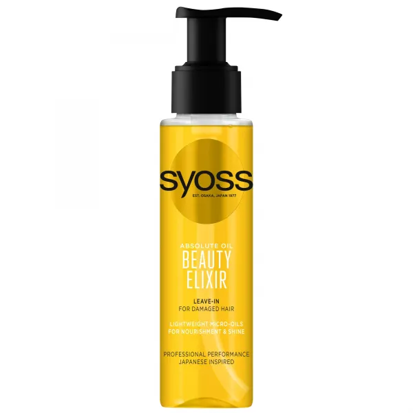 Syoss Beauty Elixir Absolute Oil Масло для волос для поврежденных волос 100 мл - image 1