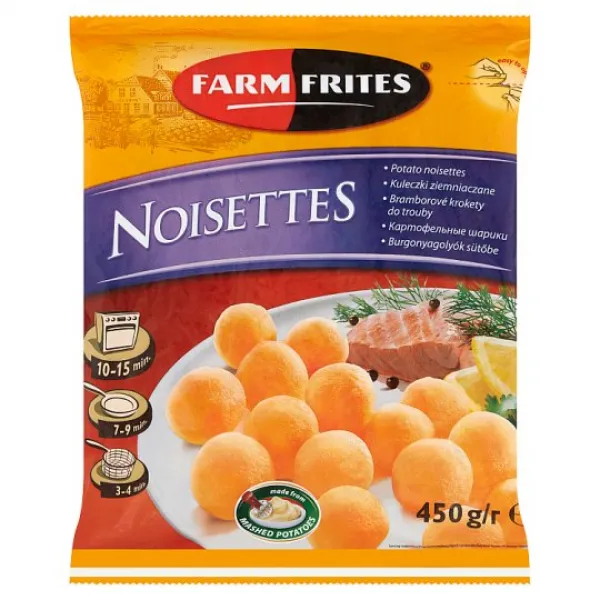 Farm Frites Cartofi fri bile cuptor 450g Noisettes - image 1