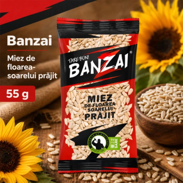 Семечки подсолнуха Banzai жареные 55г - image 2