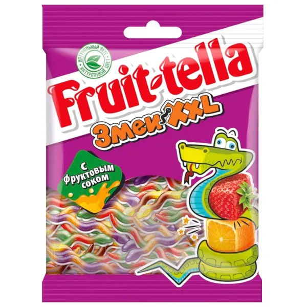 Жевательный мармелад Fruit-tella Змеи XXL 70 г - image 1