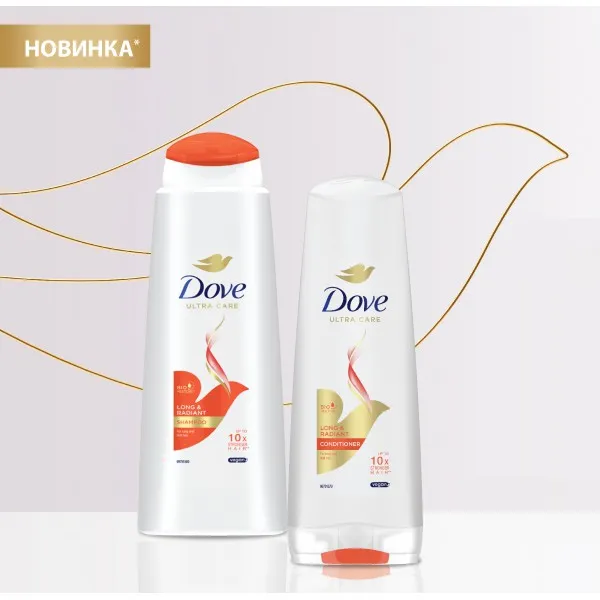 Dove Шампунь Ultra Care Длина и сияние 400 мл - image 2