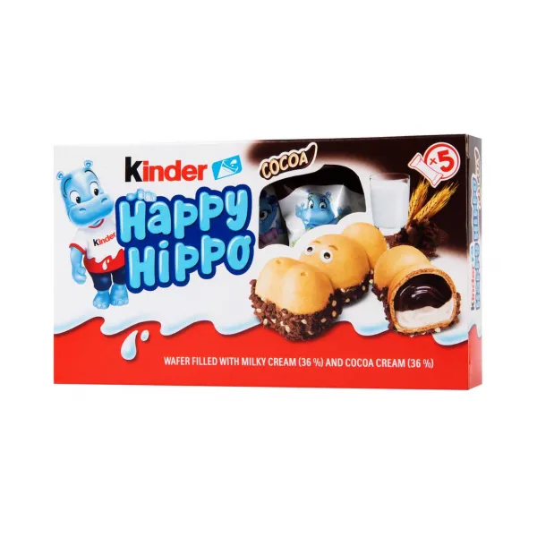 Kinder Happy Hippo 5buc Cacao - image 1