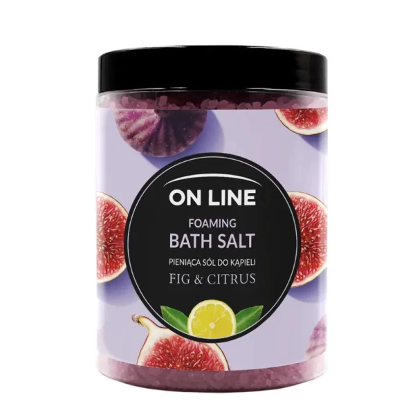 On Line Sare de baie Fig & Citrus, spumoasă, 1200 g - image 1