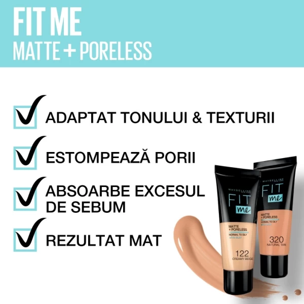 Тональный крем Maybelline New York Fit Me матирующий 115 Ivory 30 мл - image 5