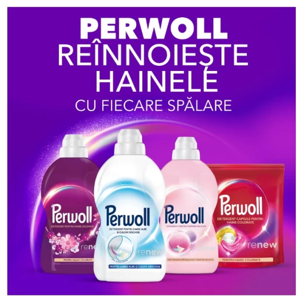 Perwoll Жидкий стиральный порошок Renew White, 40 стирок, 2000 мл - image 5