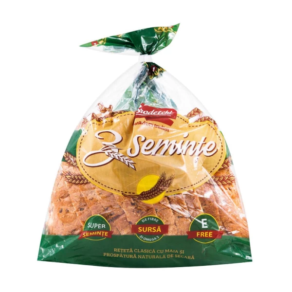 Хлеб с 3 семечками нарезанный Brodetchi 550 г - image 1