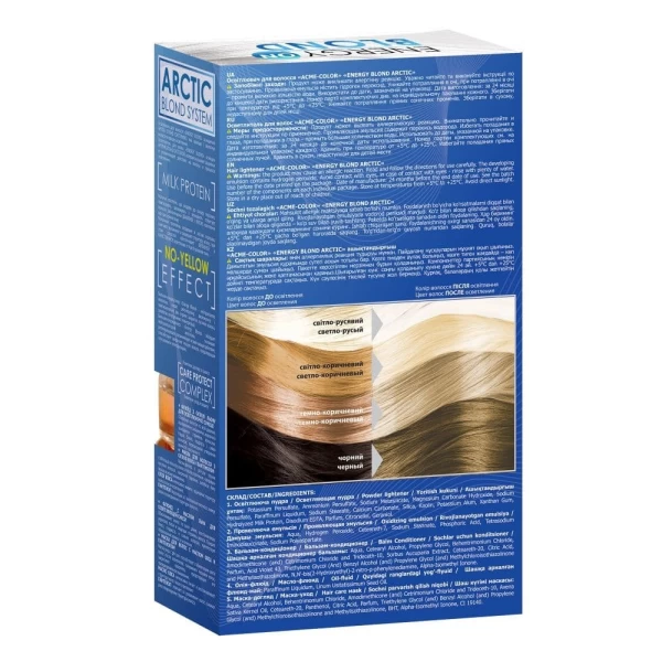 Set pentru decolorarea delicata a parului ACME Energy Blond Arctic 25 g - image 2