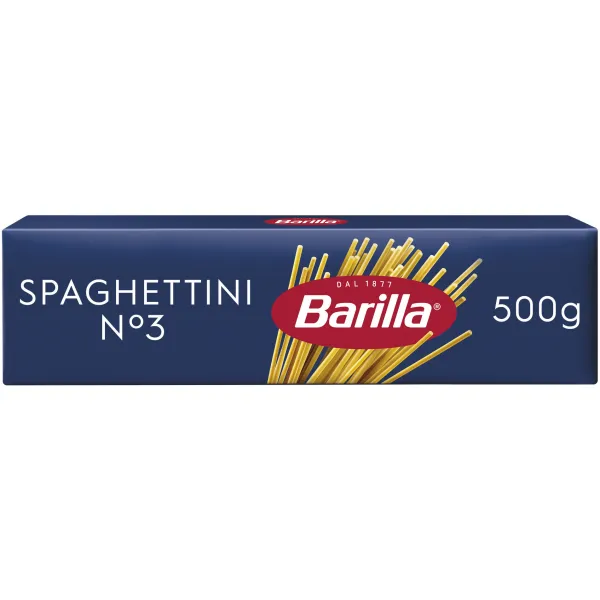 Barilla Spaghette N3 Spaghettini 500g - image 1