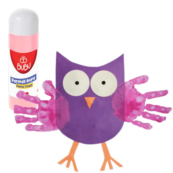 Vopsea roz pentru pictura cu degetele, 250 ml - image 2