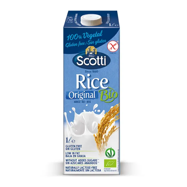 Riso Scotti БИО Riso Scotti рис овый напиток с кальцием 1 л - image 1