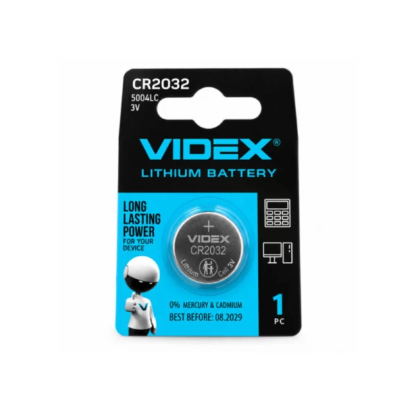 Videx Baterie litiu CR2032 blister card - image 1