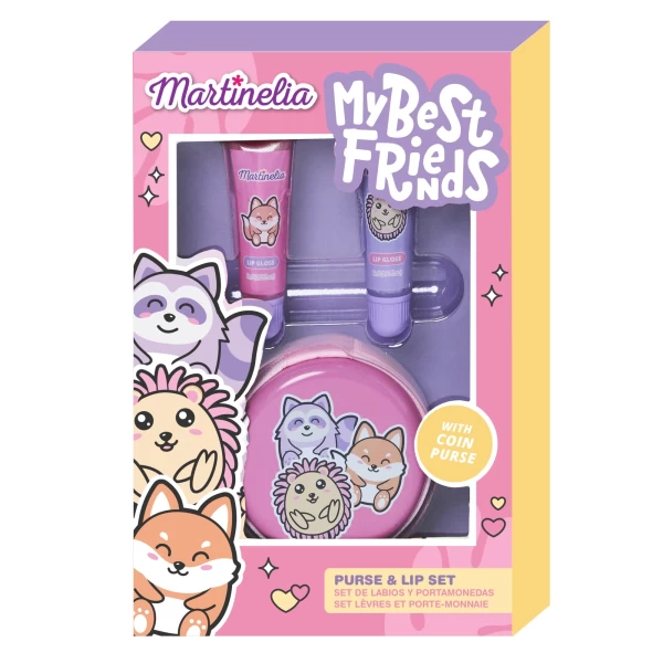 Martinelia Set luciu de buze cu portofel MeBestFriends - image 1