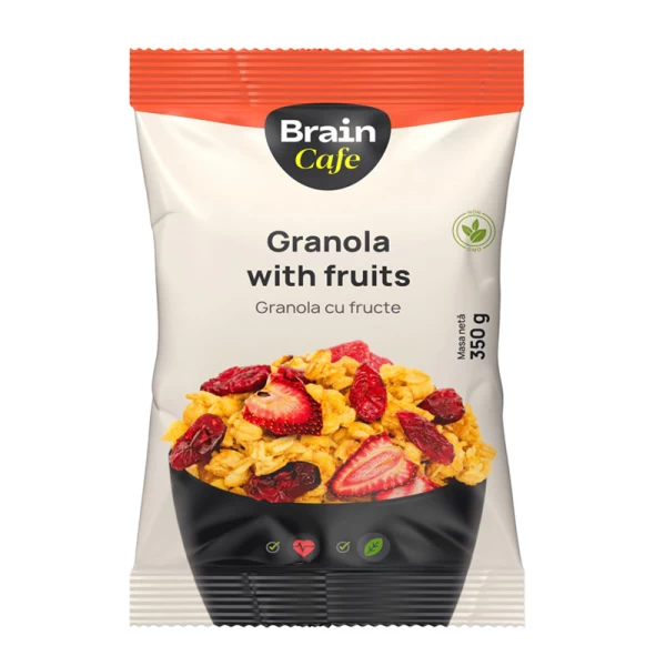 Brain Cafe Granola cu fructe 350 g - image 1