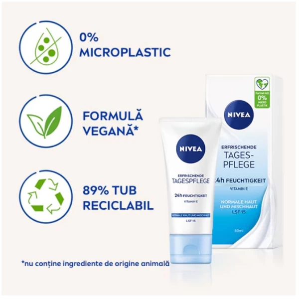 Nivea Crema hidratanta pentru fata cu SPF 15, 50 ml - image 5