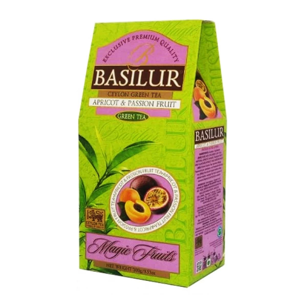 Basilur Ceai verde Magic Fruits Apricot & Passion Fruit 100g - image 1