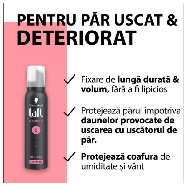 Taft Spuma modelatoare 200ml Power Cashmere - image 4