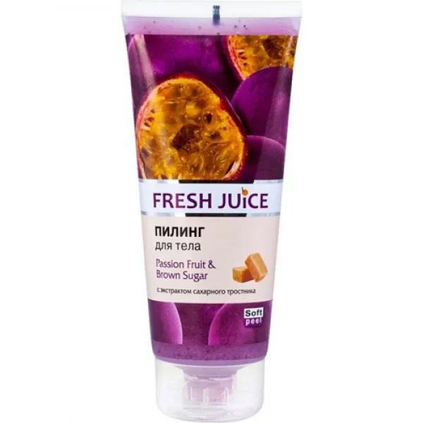 Fresh Juice Пилинг для тела Passion Fruit & Brown Sugar 200 мл - image 1