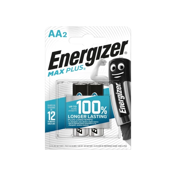 Батарейки Energizer Max Plus AA 1.5V LR6 2 шт - image 1