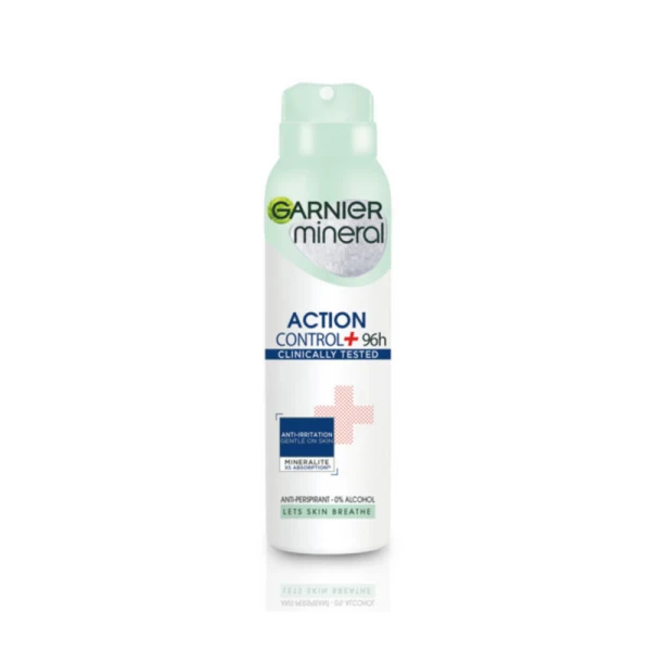 Дезодорант-антиперспирант-спрей Garnier Mineral Action Control Clinically Tested для женщин, 150 мл - image 1