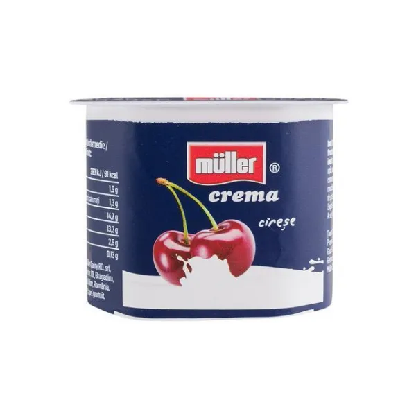 Muller Crema iaurt cu piure de cirese 125g - image 1
