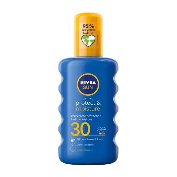 Nivea Sun Protect & Moisture spray cu protectie solara, SPF 30, 200 ml - image 1