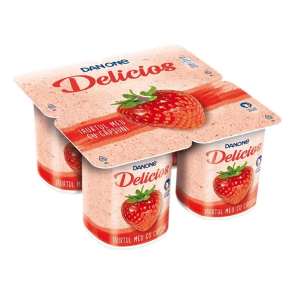Danone Вкусный клубничный йогурт 125г - image 2