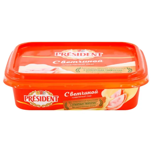 Cascaval topit crema cu Sunca President 45% 200g - image 1