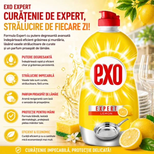 EXO Expert Detergent de vase 700ml Lemon - image 2