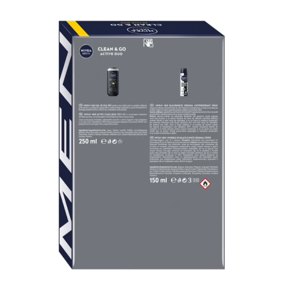 Set Cadou 2026 Nivea Men Clean&Go (GDus,Deo) - image 2