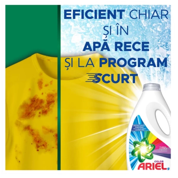 Ariel Detergent lichid 2L Touch of Lenor Color - image 2