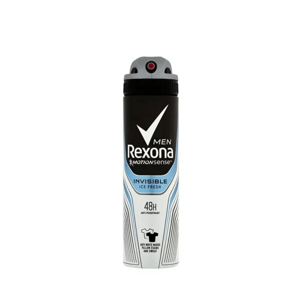 Rexona Deodorant spray 150ml Men Invisible Ice - image 2