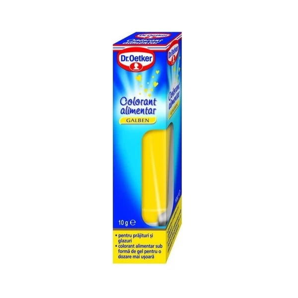 Dr. Oetker Colorant Alimentar Galben, 10g - image 1