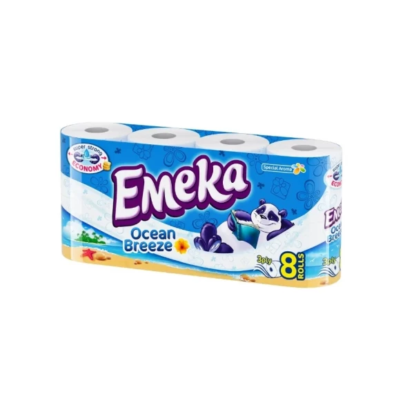 Emeka Hartie igienica, 3 straturi, 8 role Ocean Breeze - image 2
