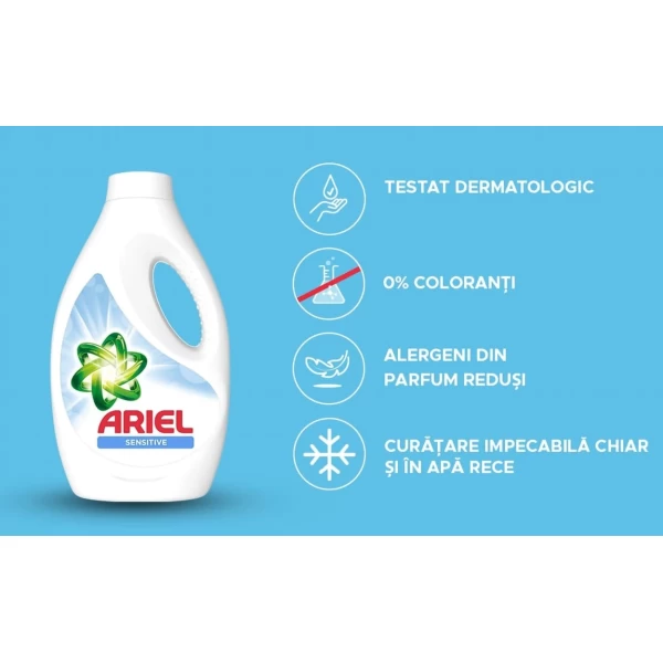 Ariel Detergent lichid 1.8L Sensetive - image 2