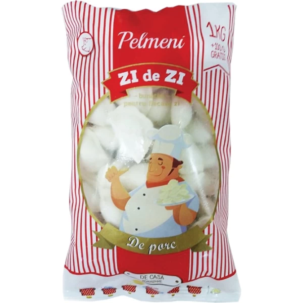 Zi de Zi Pelmeni 1kg de casa cu carne de porc - image 1