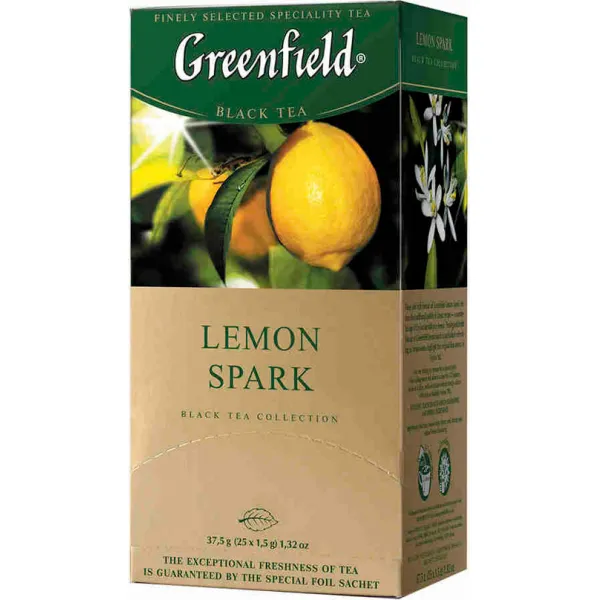 Greenfield Ceai Lemon Spark 25p х 1,5g - image 1