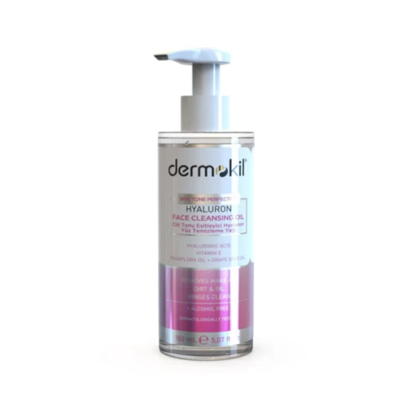 Dermokil Ulei de curatare faciala cu aroma de hialuron 150 ml - image 1