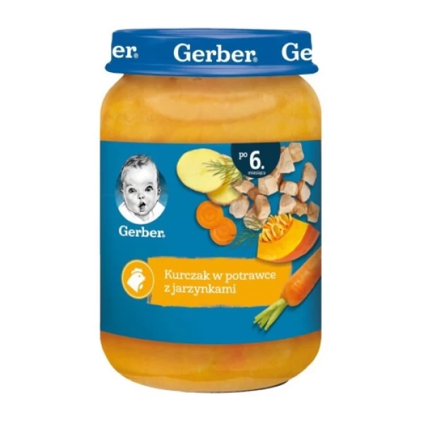 Gerber Piure de legume cu carne de pui 190g - image 1