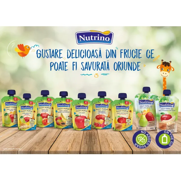 Nutrino Piure Mar, Para, Banana, Biscuiti (6 luni)  100g - image 2