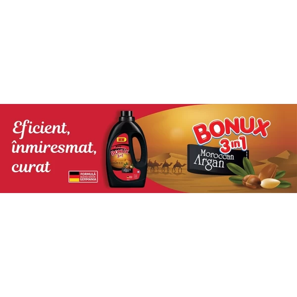 Bonux Detergent lichid 1.1L Ulei Argan Marocan - image 2