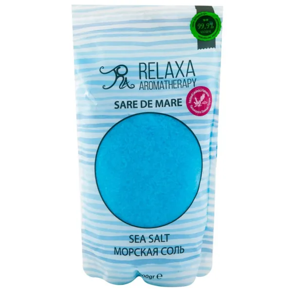 Relaxa Морская соль 1кг пальмароза, лаванда и пачули (Успокаивающий) - image 1