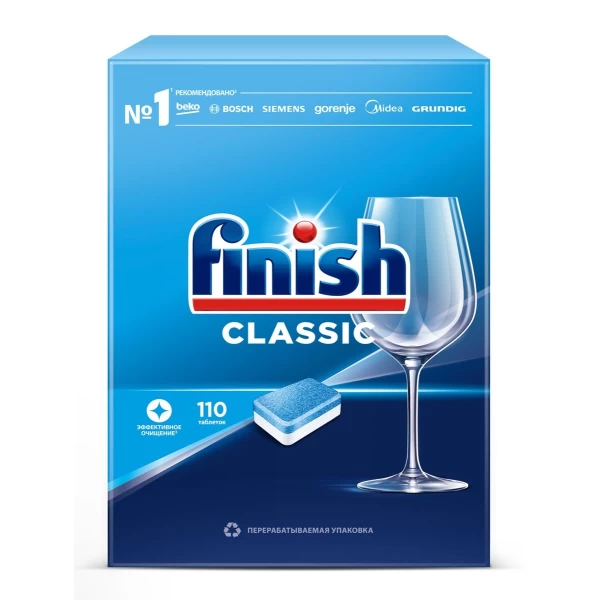 Finish Tablete pentru masina de spalat vase 110 buc Classic - image 1